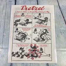 1946 Pretzel Comic Strip Wiener Dog Vtg Print Ad/Poster Promo Art Magazine Page picture