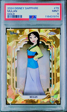 Mulan 2024 Topps Disney Sapphire #79 Gold 03/50 PSA 9  picture