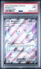 2024 Pokemon Twilight Masquerade Blissey ex 201/167 Ultra Rare PSA 9 picture