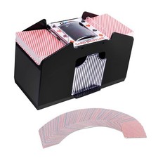 4-Deck Casino Automatic Card Shuffler for Blackjack, UNO, Poker Card Games picture