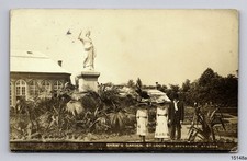 1918 RPPC H H Bregstone Juno Statue Italian Shaw's Garden St. Louis MO Postcard picture