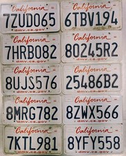 BULK LOT of 100 California License Plates NICE QUALITY picture