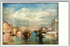c1930s Grand Canal Venice JMW Turner Vienna Art Postcard picture
