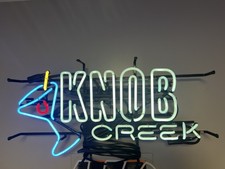 Knob Creek Bourbon Real Neon Sign — Large Format, Working picture