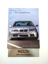 BMW VINTAGE 2001 Accessories Catalog Beautiful picture