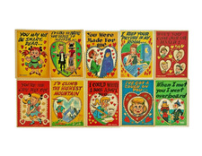 Vtg 1959 1960 Topps Funny Valentines Cards Lot Jack Davis Non-Sport Comic TCG picture