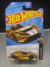 Hot Wheels McLaren Elva HW Roadsters #6/10 Gold Diecast 1:64 Scale New Mattel picture