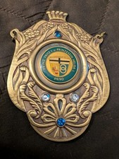 Vintage 1989-90 German Miesenheim Carnival Large Brass Medal Karneval 4