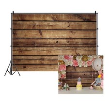 10x8ft Wood Backdrops for Photography Grunge Vintage Worn Wooden Boards Backg... picture
