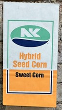 VINTAGE NORTHRUP KING NK HYBRID SWEET CORN SEED BAG 7x12 NOS UNUSED ADVERTISING picture