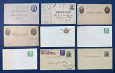 9 USPS Printed Postcards. Antique & Vintage. 1 Homemade Picture picture