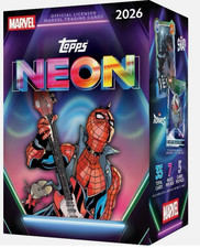 2026 TOPPS MARVEL NEON VALUE BLASTER BOX (35 Cards) Brand New Sealed Presale QTY picture