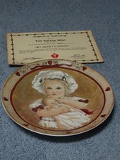Vintage 1980 Carson Mint Jan Hagara My Heart's Desire Plate 1st in Series Box CO picture