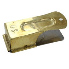 U.S. D-Day Paratrooper Brass Cricket Clicker Reproduction Gold picture
