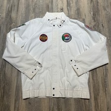 Vtg Kaiser Fraser Racing Mechanics Bomber Jacket White Patches Allstate picture