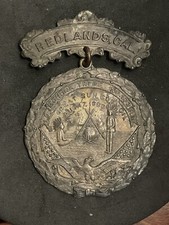 Improved Order of Red Men Mohonk Redlands 1909 Great Sun Council Medal IORM picture