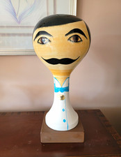 Very Rare Mid Century Modern Stangl Ceramic Mannequin Wig / Hat Stand picture