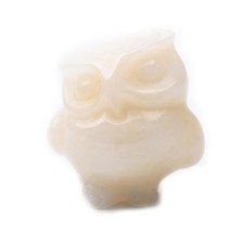 WHAL&YUNE Owl Statue 2 Inches, Hand Crafted Healing Crystal Owls Figurine for... picture
