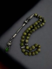 Jade tasbeeh 1000 carat silver picture