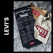 Levi's Novelty Levi S2026 Calendar Tote Bag Rare US Denim Model Liited Edition V picture