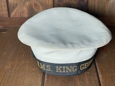 Post WW2 Royal Navy HMS King George V Sailors Cap Hat picture