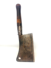 Antique WM Beatty & Son Meat Cleaver 12