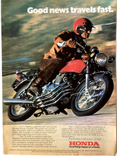 1975 Honda CB-400F Motorcycle Print Ad picture