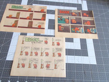 ZIGGY by Tom Wilson Lot of 3 Sunday Comic Strips 1982 picture