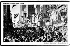 C1915 Gene Autry's Rodeo Parade Stryker's Photogloss RPPC Fort Worth TX Postcard picture