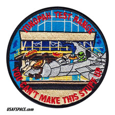 USAF TONOPAH TEST RANGE TTR -YOU CAN'T MAKE THIS STUFF UP- 2025-B61-12-VEL PATCH picture