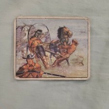 1949/50 Bowman Wild West #A-17 Battling a Tempest picture