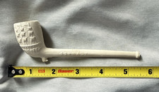 ANTIQUE WHITE CLAY TOBACCO SMOKING PIPE 5