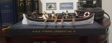 3 DAYS SALE Titanic Lifeboat model #6 14 x 6 inches picture