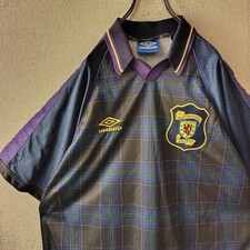 Umbro Scotland National Team Uniform 94 96 Made in England L From Japan picture