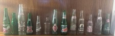 Beautiful Collection Of 13 Vintage And Pre-Vintage Near Antique Soda Bottles. picture
