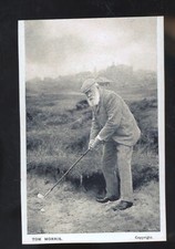 OLD TOM MORRIS GOLFER GOLFING SCOTLAND GOLF SPORTS POSTCARD COPY picture