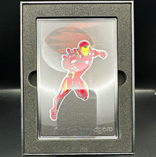 agoro Marvel Iron Man One Dollar Silver 1:1 Figurine Limited Ed 0653/3485 picture
