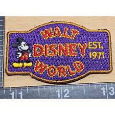 Walt Disney World - Mickey Mouse Souvenir Embroidered Patch - Employee Artifact picture