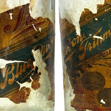 Antique 1905 Pre Prohibition Storz Blue Triumph Beer Bottle Advertising Omaha NE picture