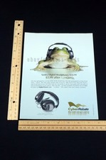 2000 Sentry Headphones Frog Cyber Rebate Magazine Page Print Ad Poster 2000s Y2K picture
