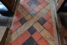 Photo 6x4 Melbury Bubb, St. Mary's Church: Floor tiles c2017 picture