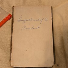 Trial of Andrew Johnson Impeachment Vol II Book 1868 United States Politics picture