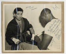African American Boxing Trainer 1940 Boxer Pugilist Signed 8x10 Photo L282 picture