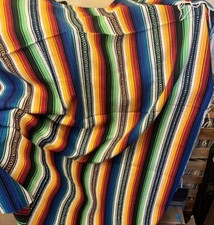  Authentic Large Mexican Blanket Sarape Serape 84 x 60 Inches summer beach picture