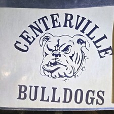 Vintage Porter’s Roach Iron-On Decal Centerville Bulldogs Mascot NOS picture
