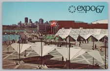 Theme Park & Expo~Montreal Canada 1967 Expo~Austria Pavilion~Vintage Postcard picture