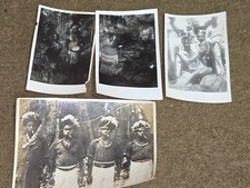 WWII Photos of Natives Set of 4 picture