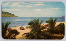 Playa Las Gaviotas Beach Mazatlán, Mexico Vintage Chrome Postcard picture