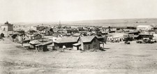 Shelby Montana Dempsey Gibbons Fight Townscape Buildings Cars Vtg. Photo 20thC. picture