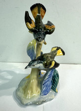 Stangl Pottery Bird Double Redstarts #3490 Figurine Mint Bright Colors picture